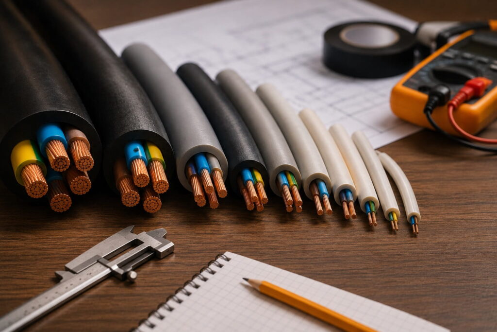 برای هر متراژ چه کابلی مناسب است؟ جدول انتخاب کابل برق و محاسبه افت ولتاژ